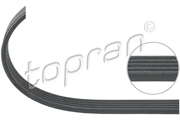 Keilrippenriemen TOPRAN 205 751