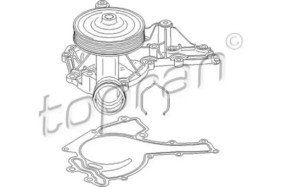 Wasserpumpe, Motorkühlung TOPRAN 407 882 Bild Wasserpumpe, Motorkühlung TOPRAN 407 882