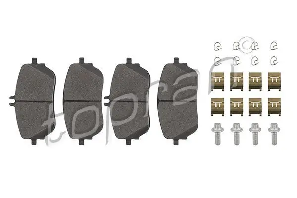 Bremsbelagsatz, Scheibenbremse TOPRAN 624 514 Bild Bremsbelagsatz, Scheibenbremse TOPRAN 624 514
