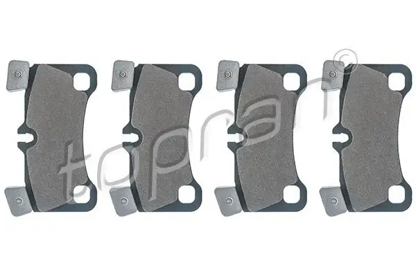 Bremsbelagsatz, Scheibenbremse Hinterachse TOPRAN 113 822