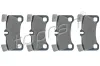 Bremsbelagsatz, Scheibenbremse Hinterachse TOPRAN 113 822
