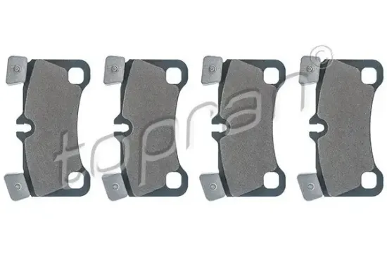 Bremsbelagsatz, Scheibenbremse Hinterachse TOPRAN 113 822 Bild Bremsbelagsatz, Scheibenbremse Hinterachse TOPRAN 113 822
