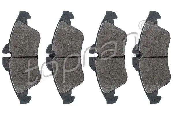 Bremsbelagsatz, Scheibenbremse Vorderachse TOPRAN 109 456
