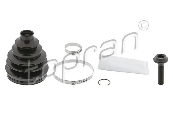 Faltenbalgsatz, Antriebswelle Vorderachse links Vorderachse rechts radseitig TOPRAN 111 683