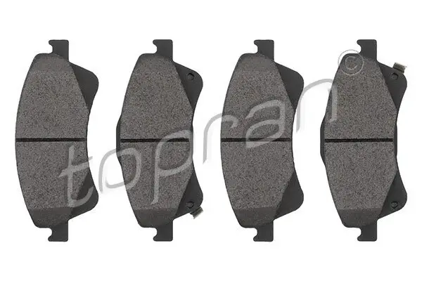 Bremsbelagsatz, Scheibenbremse Vorderachse TOPRAN 624 519