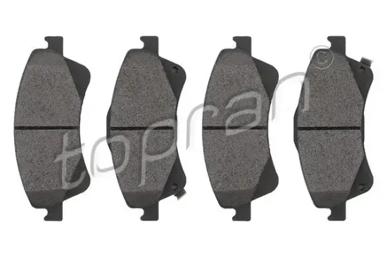 Bremsbelagsatz, Scheibenbremse Vorderachse TOPRAN 624 519 Bild Bremsbelagsatz, Scheibenbremse Vorderachse TOPRAN 624 519