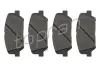 Bremsbelagsatz, Scheibenbremse Vorderachse TOPRAN 821 266