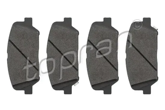 Bremsbelagsatz, Scheibenbremse Vorderachse TOPRAN 821 266 Bild Bremsbelagsatz, Scheibenbremse Vorderachse TOPRAN 821 266