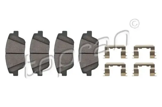 Bremsbelagsatz, Scheibenbremse Vorderachse TOPRAN 821 265 Bild Bremsbelagsatz, Scheibenbremse Vorderachse TOPRAN 821 265