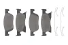 Bremsbelagsatz, Scheibenbremse Vorderachse TOPRAN 624 523