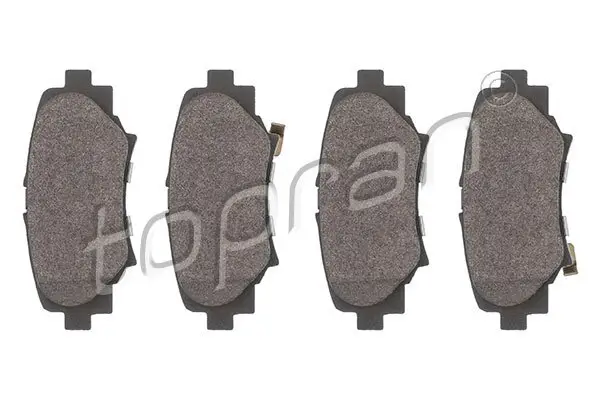 Bremsbelagsatz, Scheibenbremse Hinterachse TOPRAN 624 526