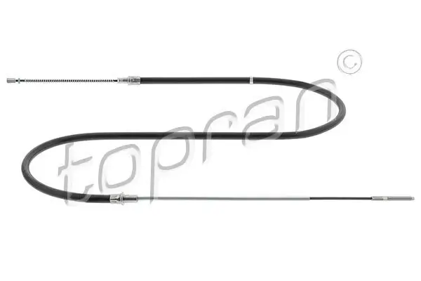 Seilzug, Feststellbremse hinten links hinten rechts TOPRAN 104 023