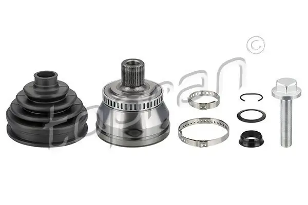 Gelenksatz, Antriebswelle Vorderachse links Vorderachse rechts radseitig TOPRAN 108 113