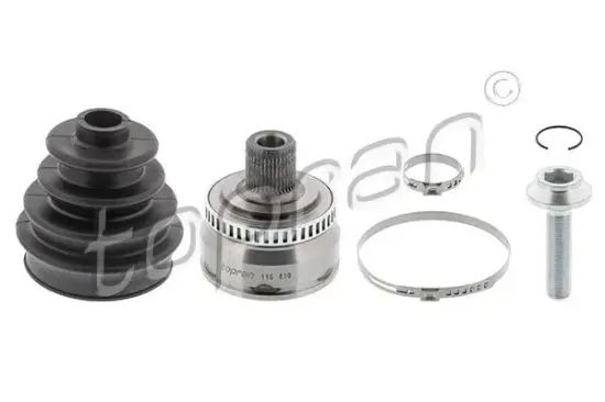 Gelenksatz, Antriebswelle Vorderachse links Vorderachse rechts radseitig TOPRAN 110 810 Bild Gelenksatz, Antriebswelle Vorderachse links Vorderachse rechts radseitig TOPRAN 110 810