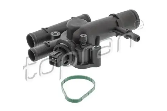 Thermostatgehäuse Zylinderkopf stirnseitig getriebeseitig TOPRAN 207 578 Bild Thermostatgehäuse Zylinderkopf stirnseitig getriebeseitig TOPRAN 207 578