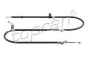 Seilzug, Feststellbremse hinten links TOPRAN 601 567