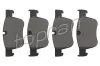 Bremsbelagsatz, Scheibenbremse Vorderachse TOPRAN 209 189
