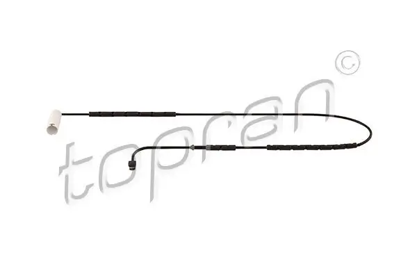 Warnkontakt, Bremsbelagverschleiß Hinterachse nur einseitig verbaut TOPRAN 502 942