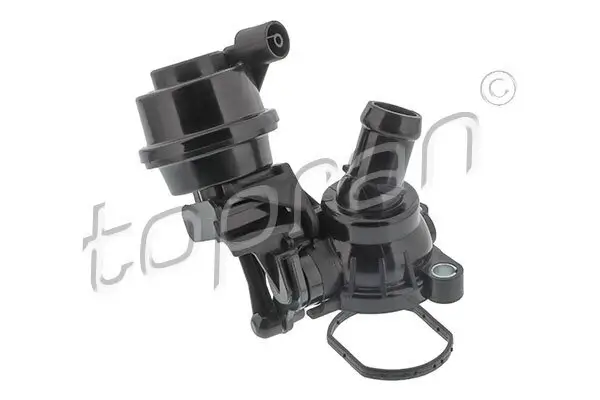Thermostat, Kühlung-Abgasrückführung Motorblock oben TOPRAN 119 858