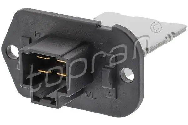 Widerstand, Innenraumgebläse TOPRAN 821 951