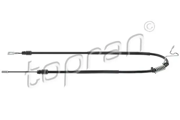 Seilzug, Feststellbremse hinten rechts TOPRAN 304 668