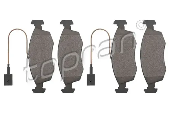 Bremsbelagsatz, Scheibenbremse Vorderachse TOPRAN 601 690 Bild Bremsbelagsatz, Scheibenbremse Vorderachse TOPRAN 601 690