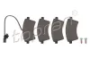 Bremsbelagsatz, Scheibenbremse Vorderachse TOPRAN 702 552