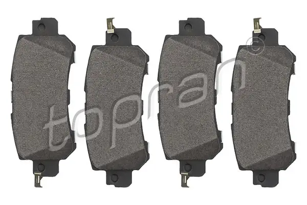 Bremsbelagsatz, Scheibenbremse Hinterachse TOPRAN 601 466