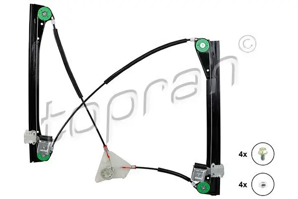 Fensterheber vorne rechts TOPRAN 111 266