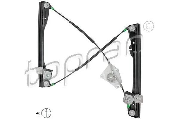 Fensterheber vorne rechts TOPRAN 111 706