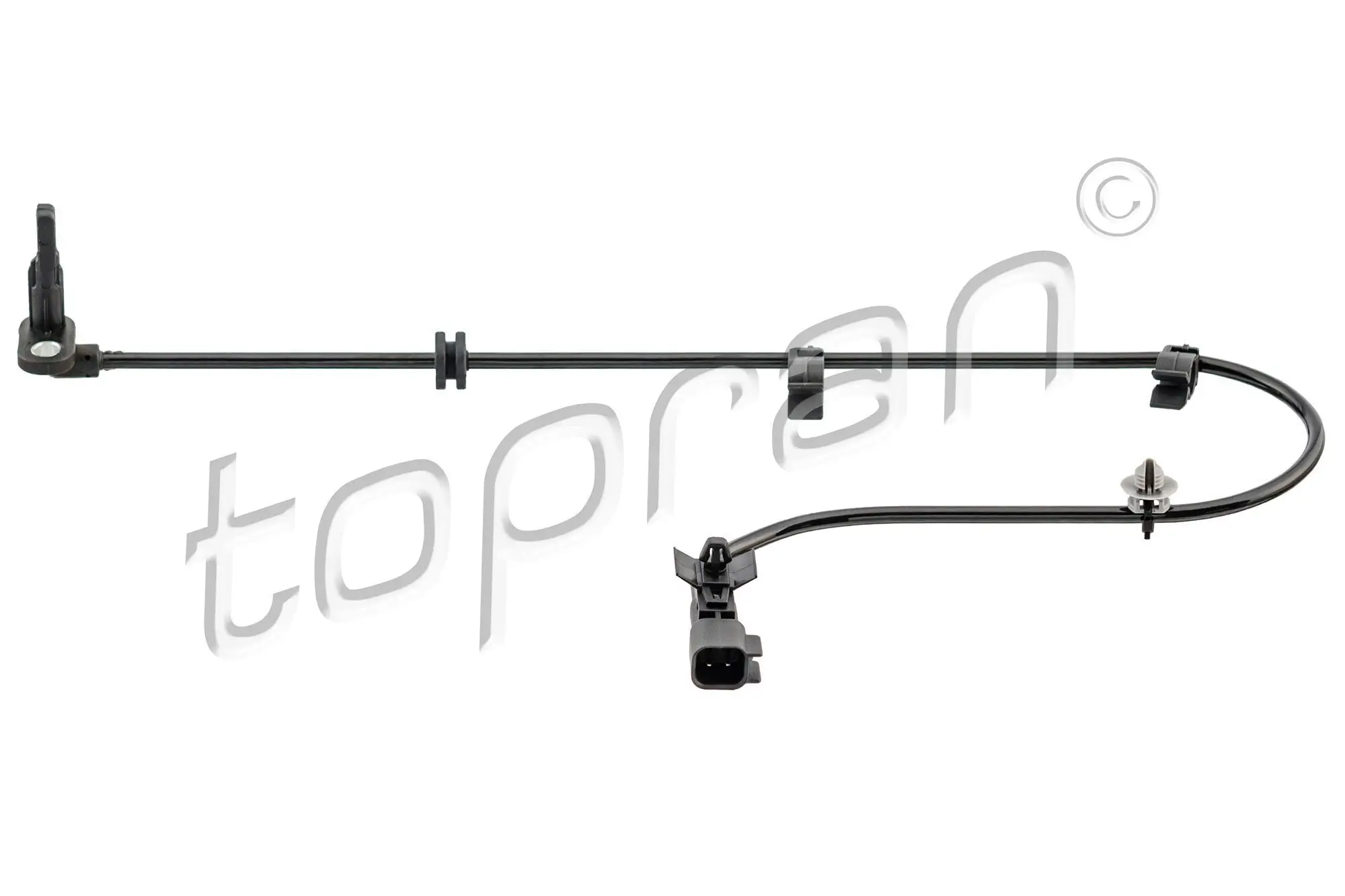 Sensor, Raddrehzahl Hinterachse links Hinterachse rechts TOPRAN 208 501