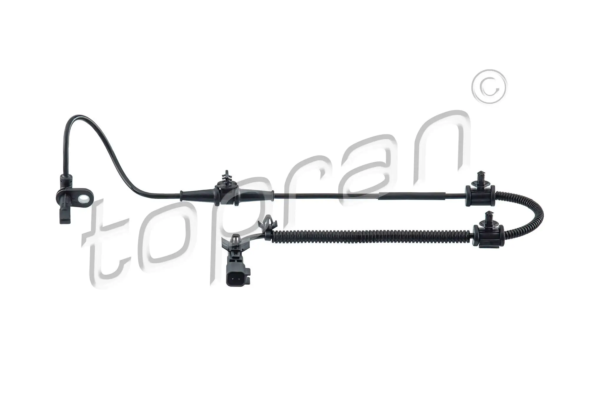 Sensor, Raddrehzahl Vorderachse links Vorderachse rechts TOPRAN 208 491