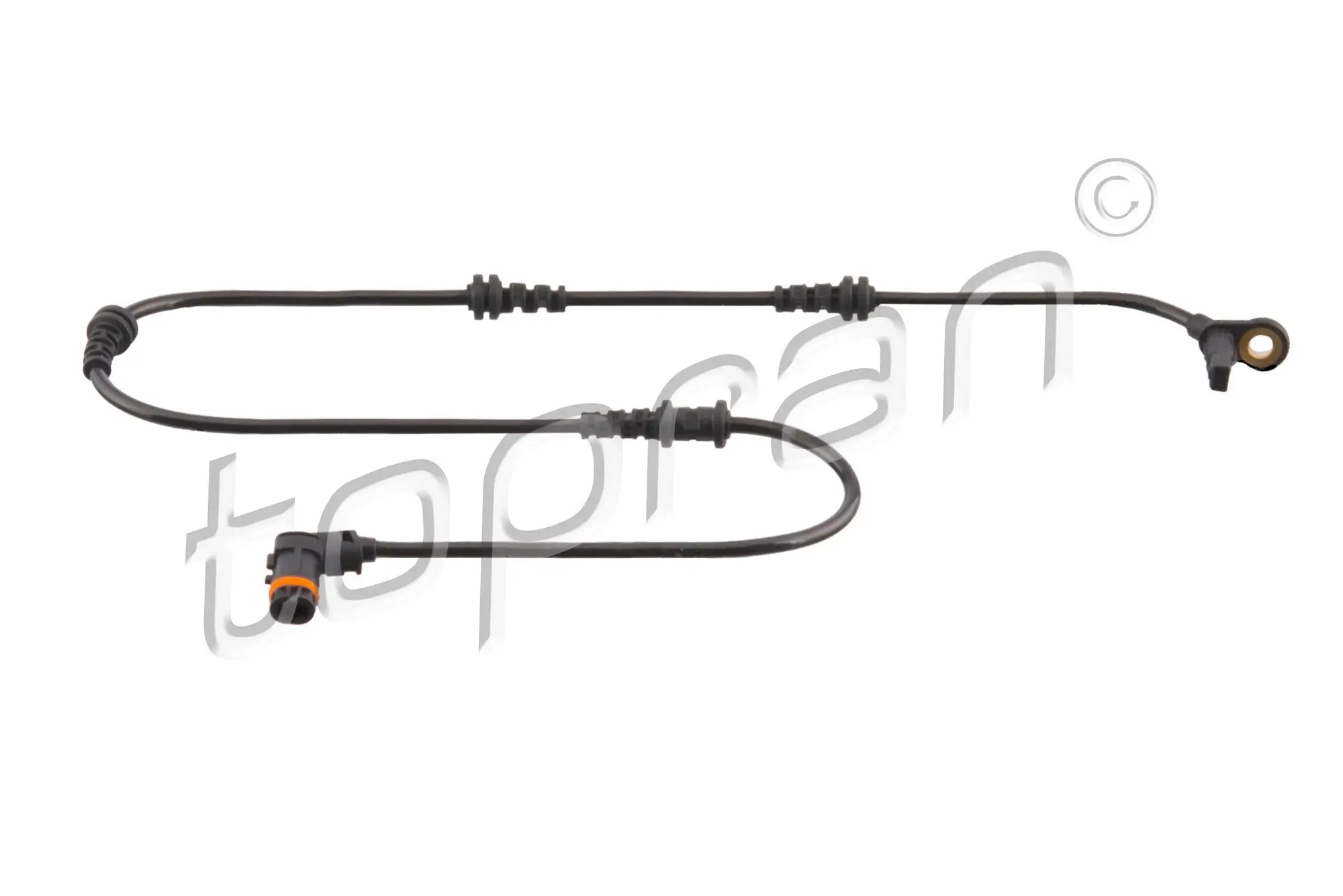 Sensor, Raddrehzahl Vorderachse links Vorderachse rechts TOPRAN 409 192