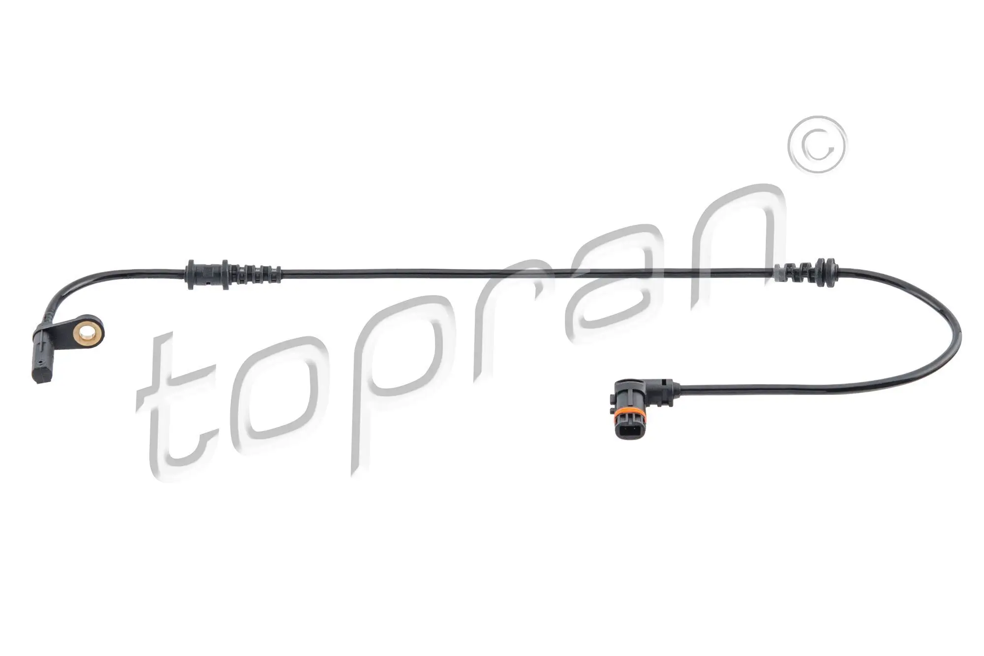Sensor, Raddrehzahl Vorderachse links Vorderachse rechts TOPRAN 409 475