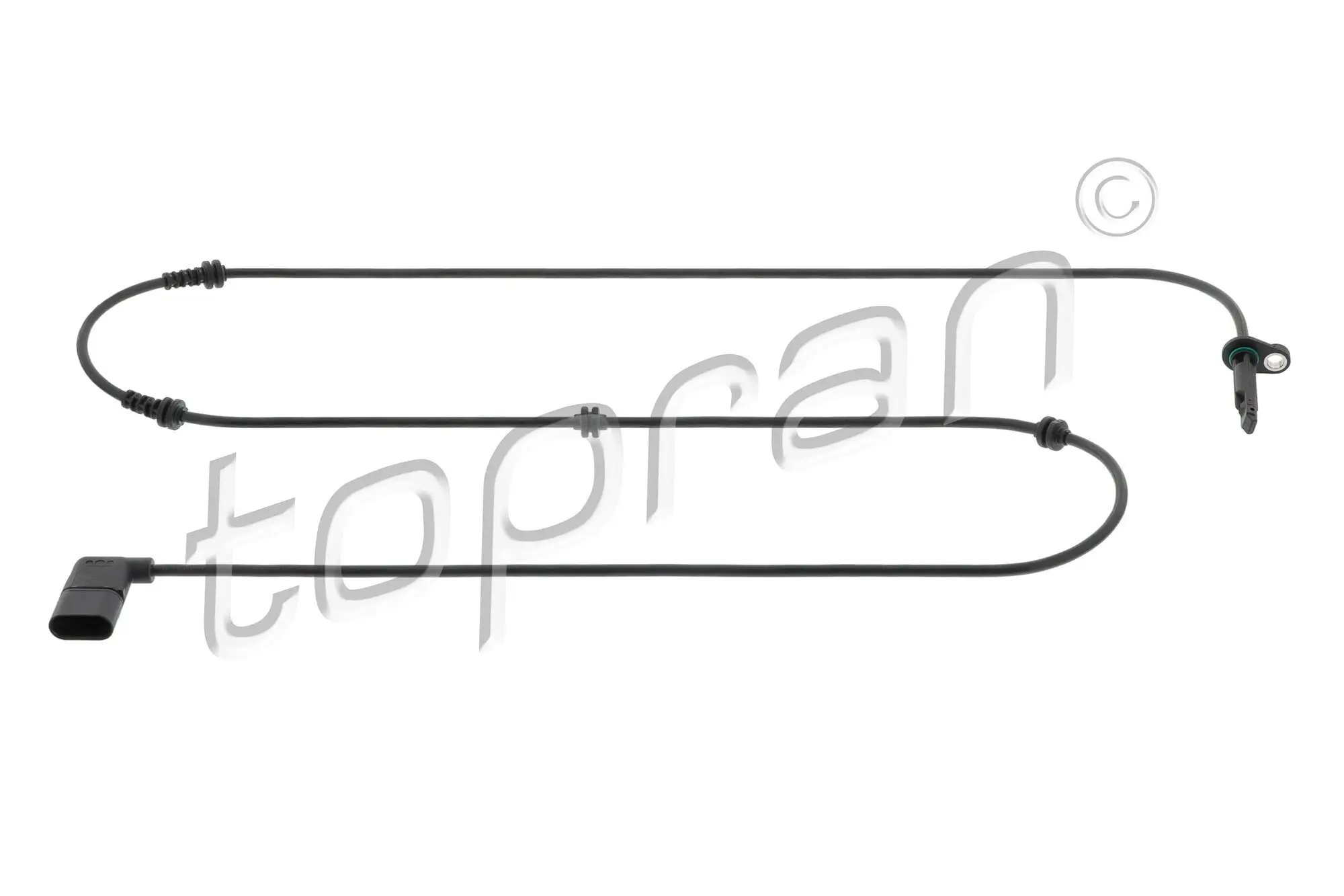 Sensor, Raddrehzahl Vorderachse links TOPRAN 638 673