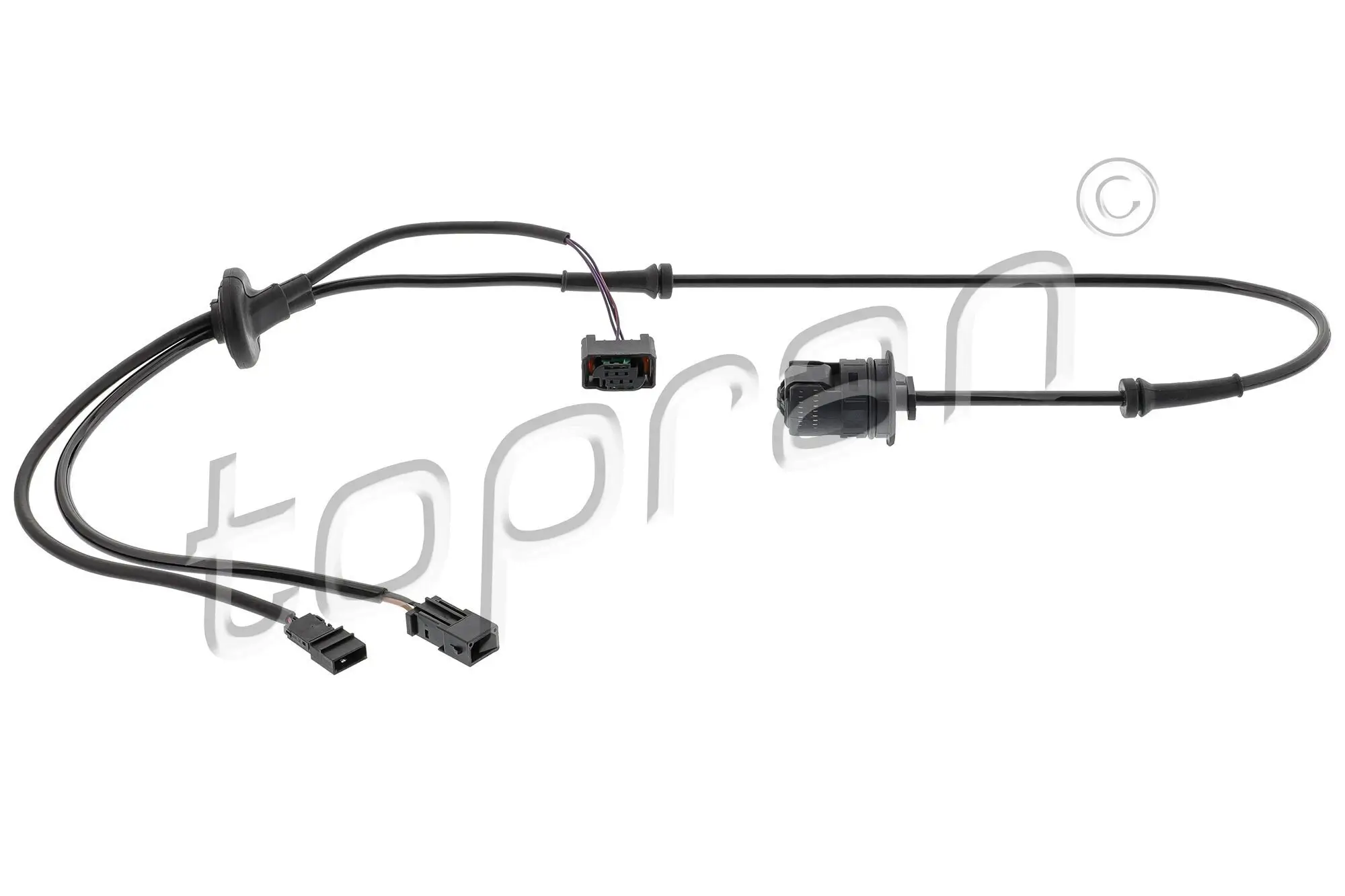 Sensor, Raddrehzahl Hinterachse links Hinterachse rechts TOPRAN 109 925