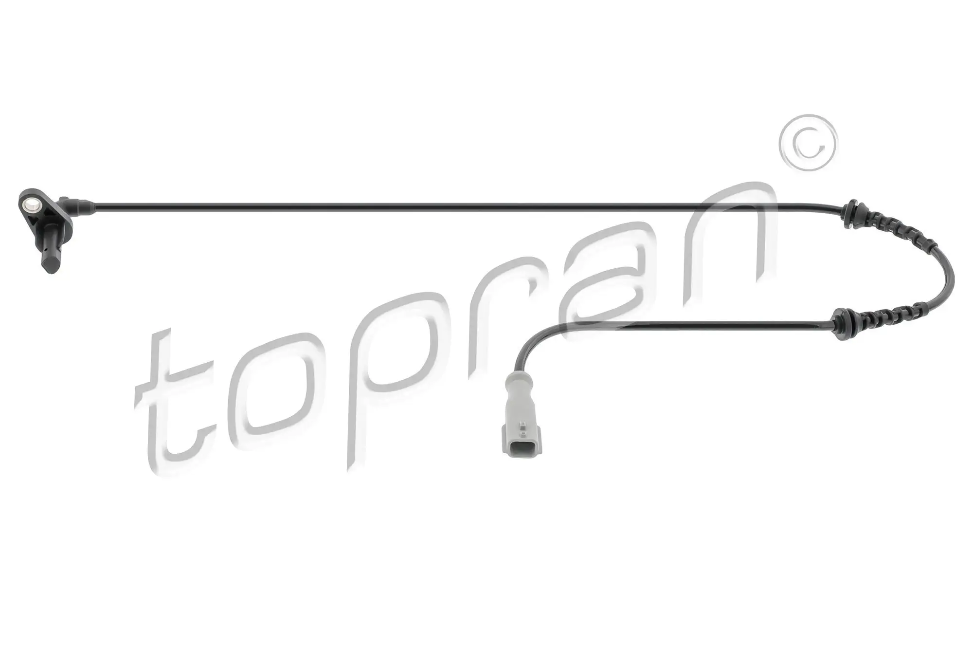 Sensor, Raddrehzahl Hinterachse links TOPRAN 638 666