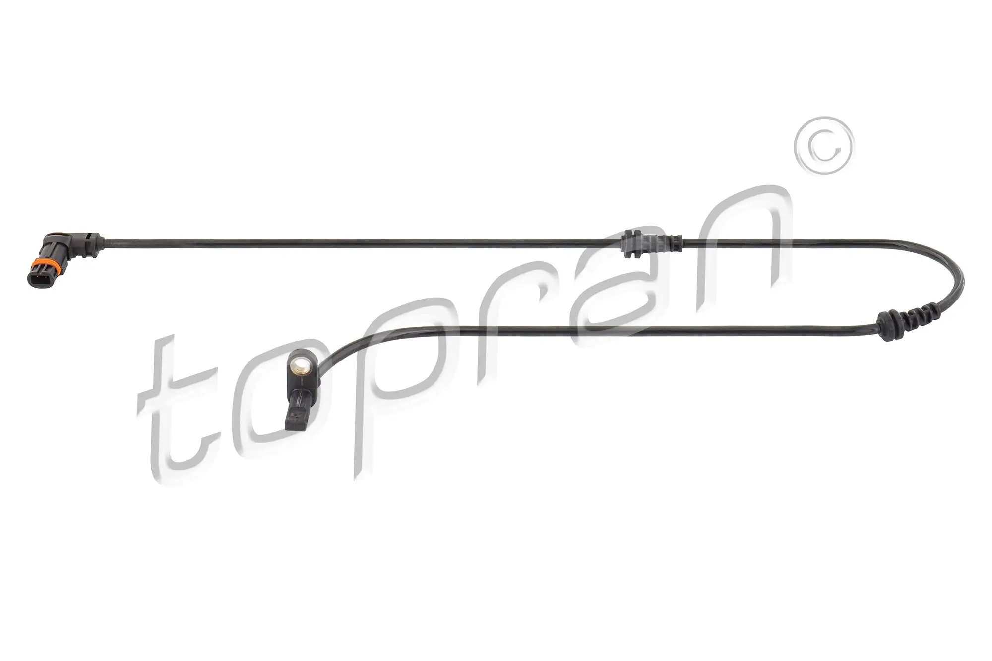 Sensor, Raddrehzahl Vorderachse links Vorderachse rechts TOPRAN 409 610
