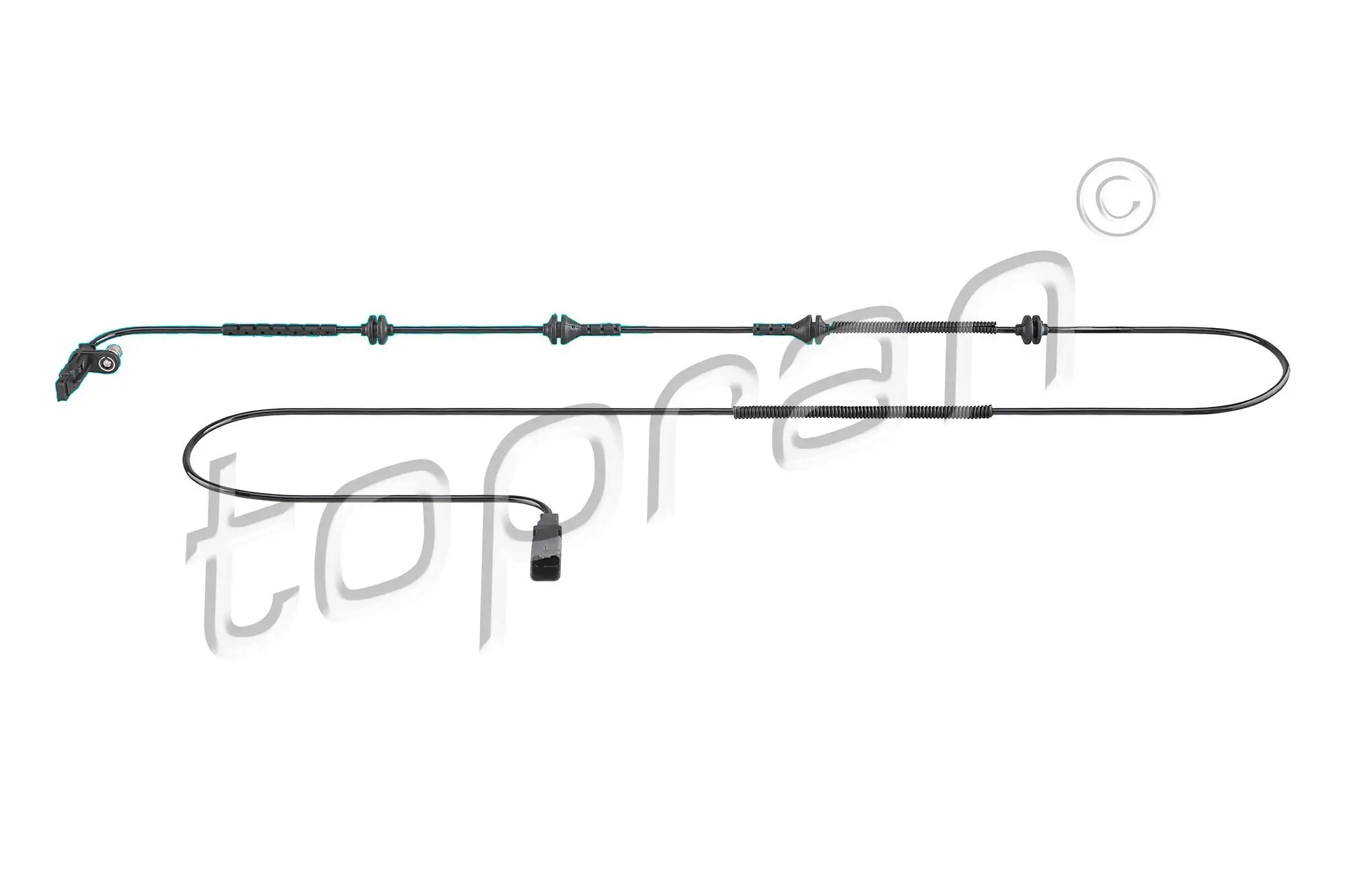 Sensor, Raddrehzahl Hinterachse links Hinterachse rechts TOPRAN 722 100