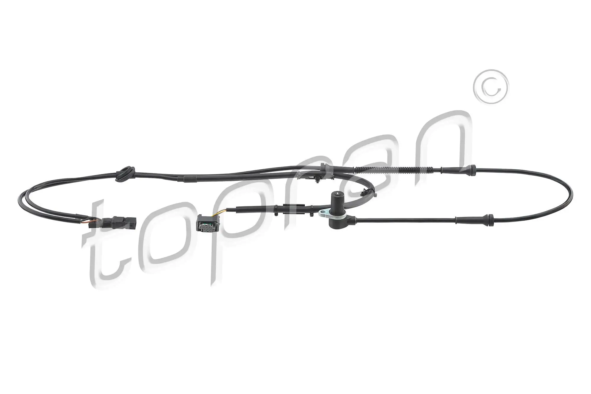 Sensor, Raddrehzahl Hinterachse links TOPRAN 115 946