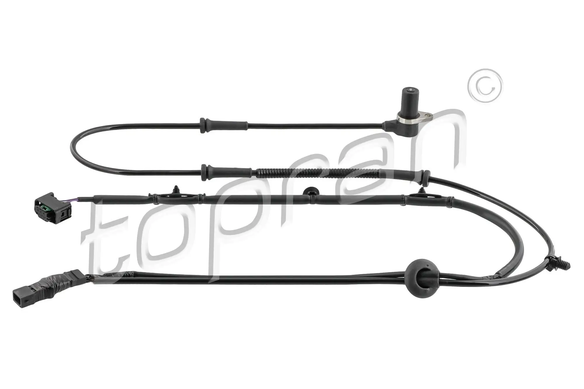 Sensor, Raddrehzahl Hinterachse links TOPRAN 117 171