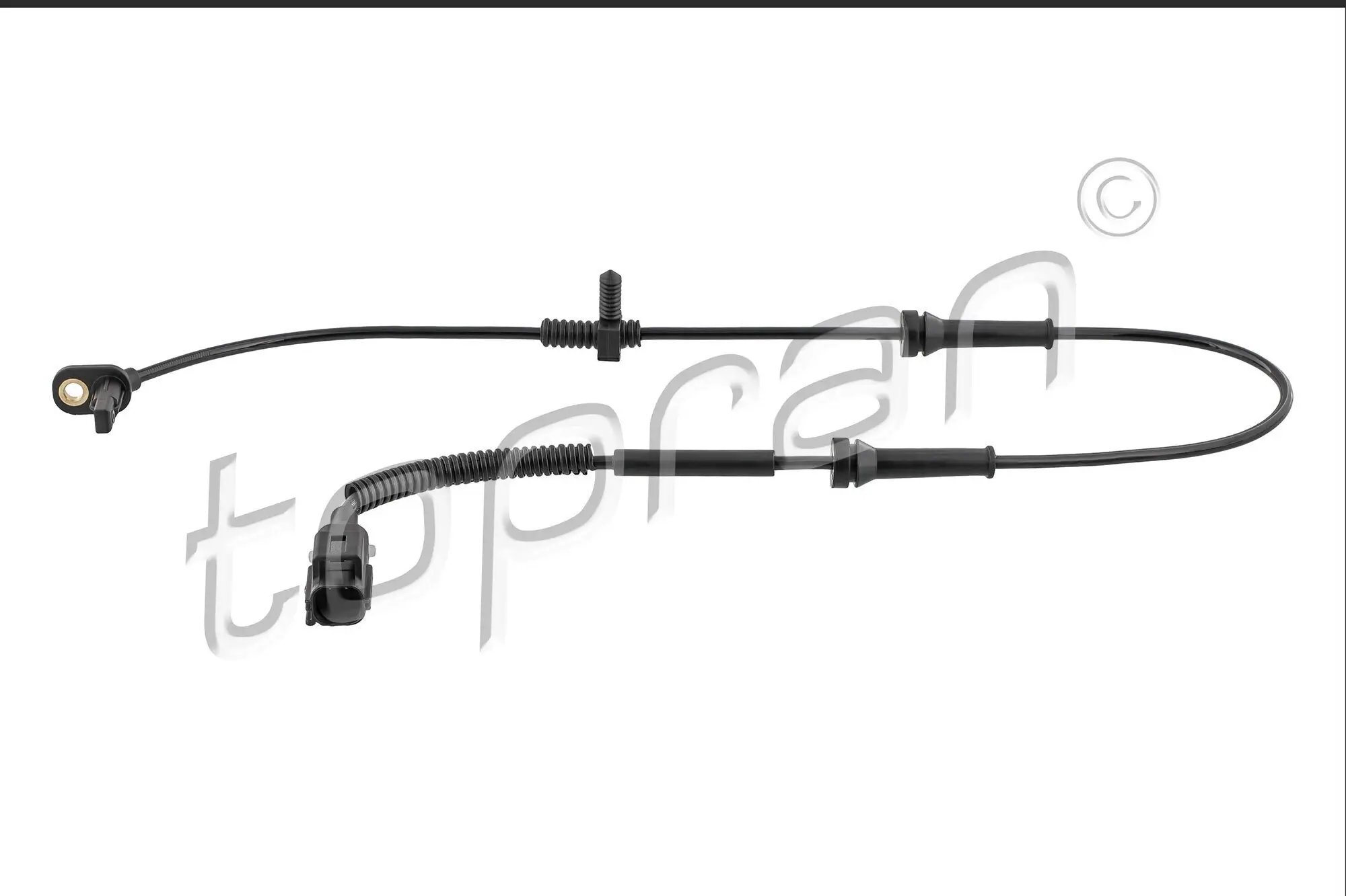Sensor, Raddrehzahl Vorderachse links Vorderachse rechts TOPRAN 623 009