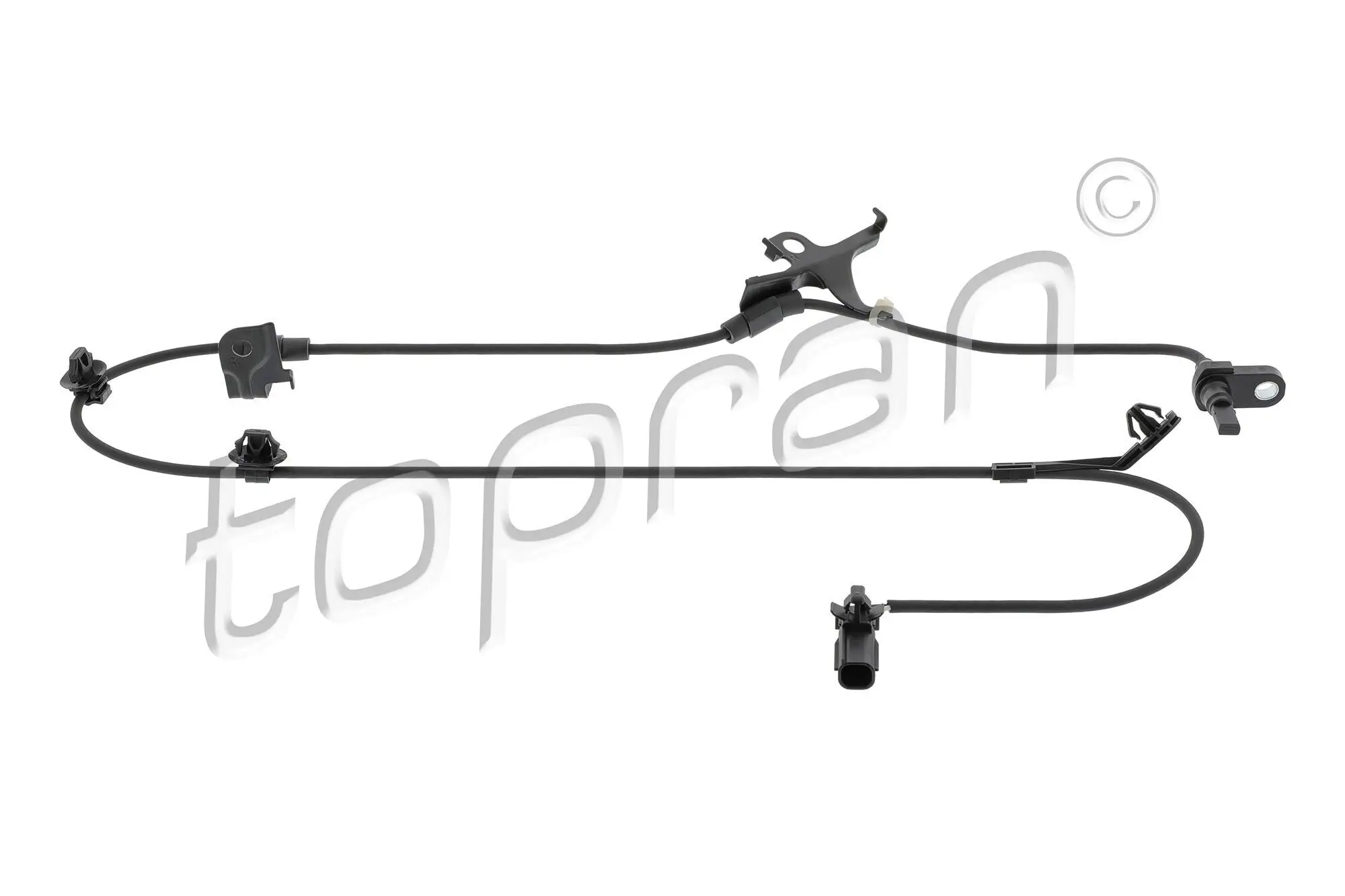 Sensor, Raddrehzahl Vorderachse rechts TOPRAN 623 018