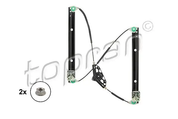 Fensterheber vorne rechts TOPRAN 117 234