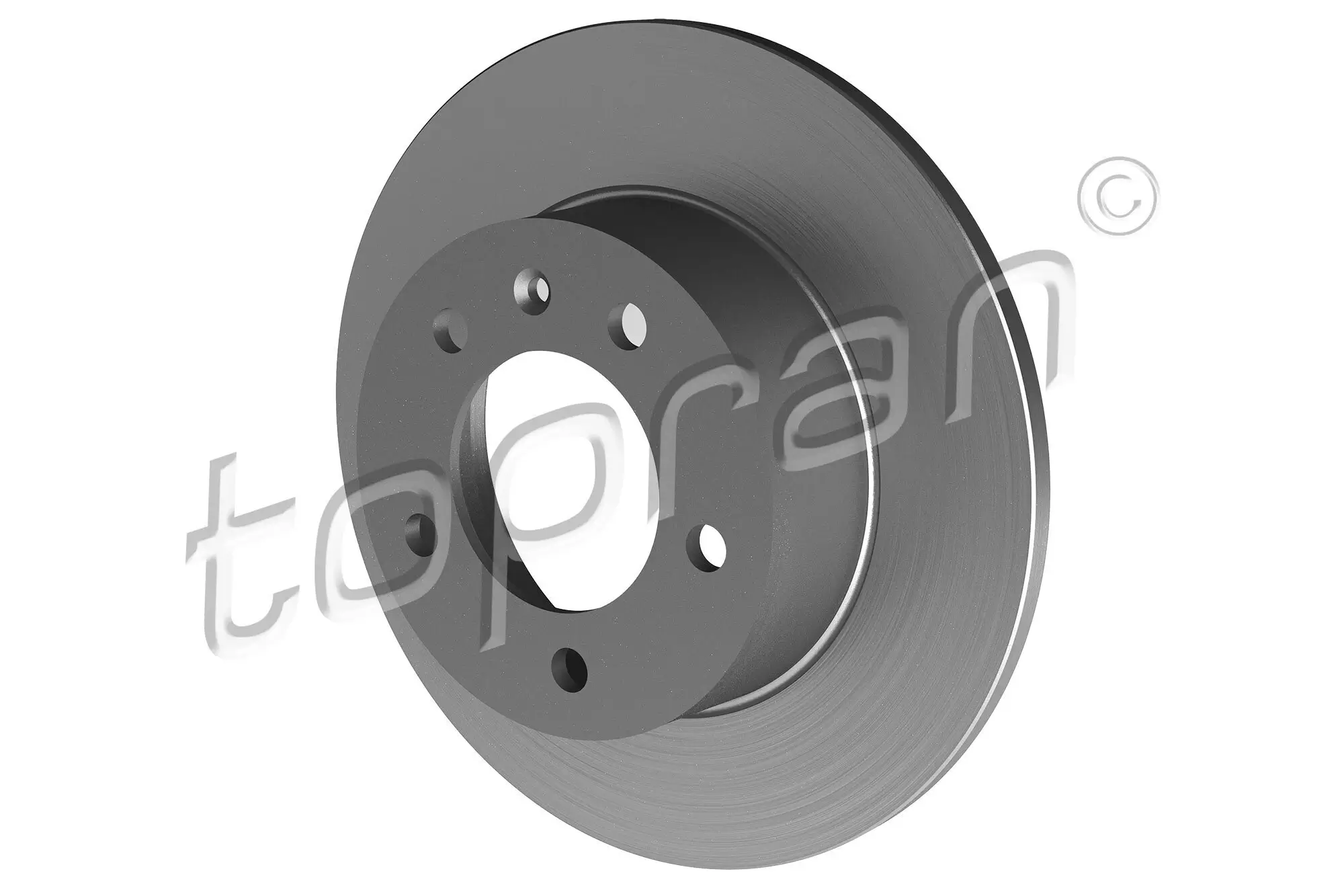 Bremsscheibe Hinterachse TOPRAN 207 071