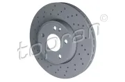 Bremsscheibe Vorderachse TOPRAN 408 555