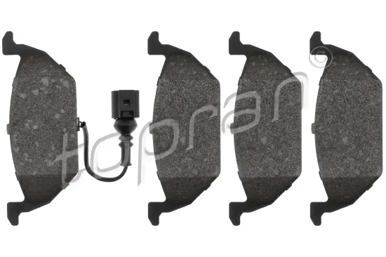 Bremsbelagsatz, Scheibenbremse Vorderachse TOPRAN 108 504 Bild Bremsbelagsatz, Scheibenbremse Vorderachse TOPRAN 108 504