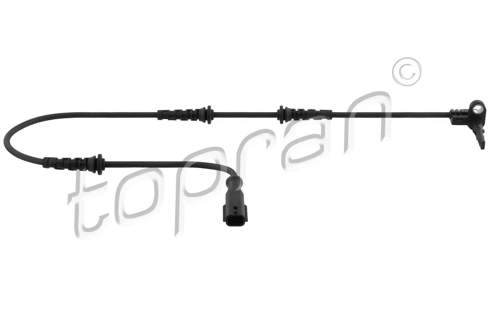 Sensor, Raddrehzahl Vorderachse links Vorderachse rechts TOPRAN 702 787