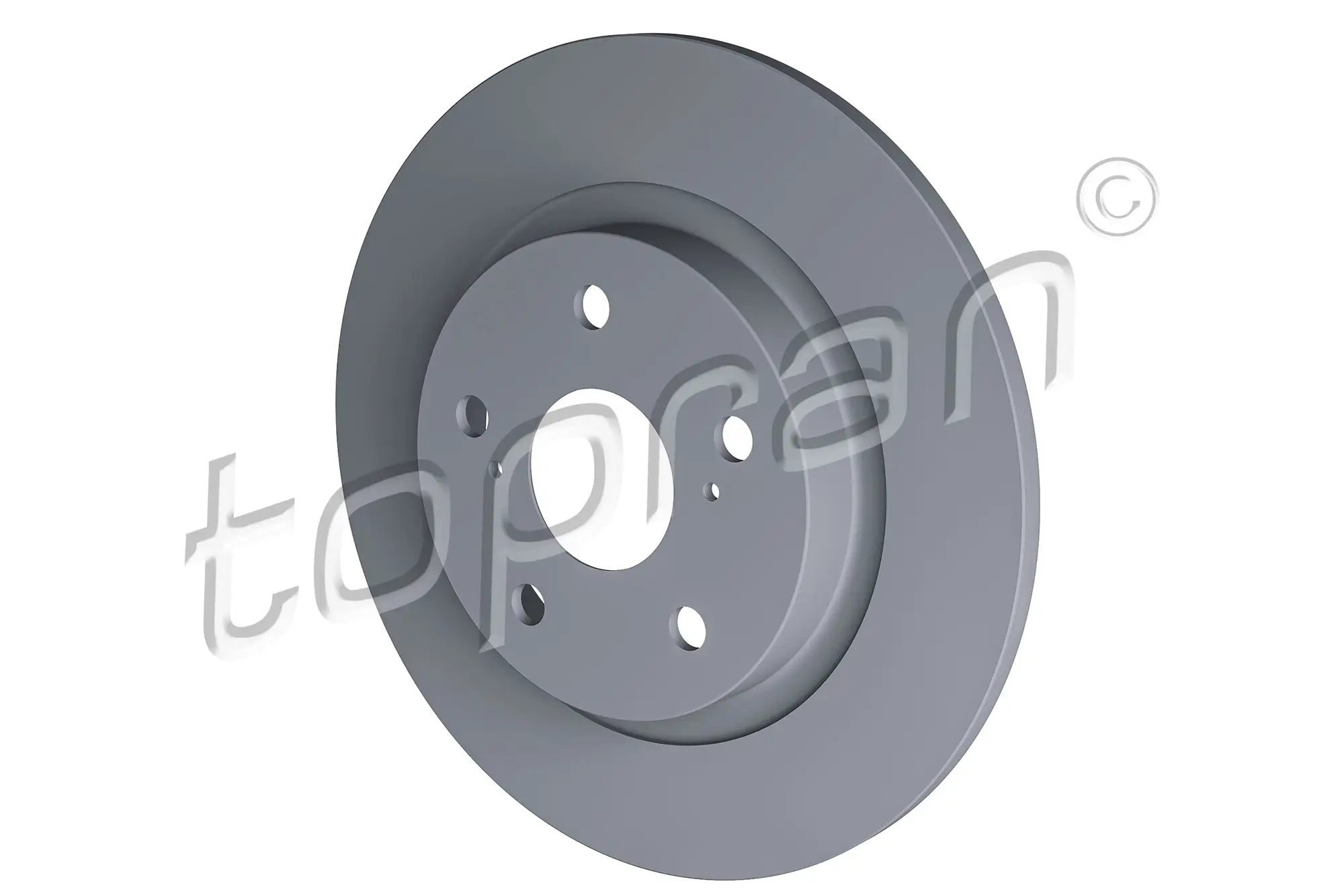 Bremsscheibe Hinterachse links Hinterachse rechts TOPRAN 631 157