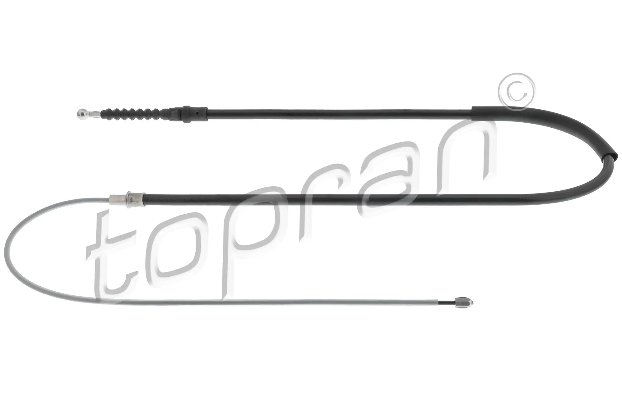 Seilzug, Feststellbremse hinten links hinten rechts TOPRAN 112 149